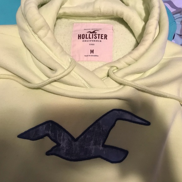 Hollister Tie Dye Logo Graphic Hoodie Sweatshirt, Size Medium - Picture 1 of 5